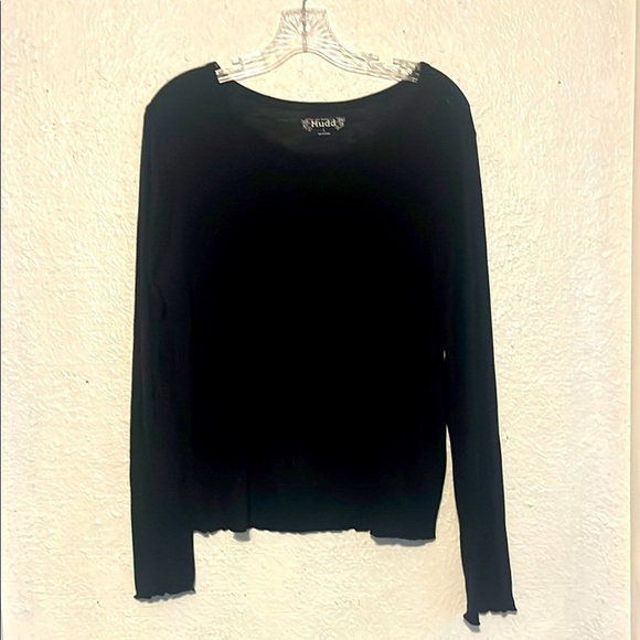 Mudd Black Long Sleeve Tee - Picture 1 of 8